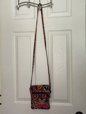 Vera Bradley Maroont Paisley Crossbody with Multicolor Accents